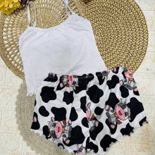 Pijama em Suede Blogueirinha Virginia ADULTO  Estampas Variadas