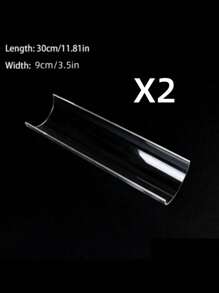 1 件亚克力蛋糕卷支架 U 形透明支架，半圆形加厚，11.81 英寸烘焙工具，用于制作完美的蛋糕卷、蛋糕卷形状、瑞士蛋糕卷、用于制作家庭晚餐的蛋糕工具、用于派对的瑞士蛋糕卷和用于制作节日蛋糕的支架，适用于婚礼派对、母亲节、父亲节、生日礼物、派对必备工具、节日必备工具。