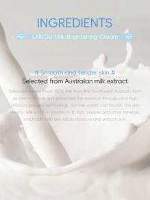 55克 2支装 莱可美美白牛奶亮肤面霜，均匀肤色，保湿滋润，淡化色斑，适合女性、母亲、妻子、姐妹、青少年、女友使用，提亮肤色，护肤，母亲节礼物 - 2pcs - 查看 5