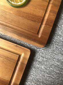 1 Stück Schneidebrett aus Rosenholz, ideal zum Hacken von Gemüse, Obst und Fleisch, bevorzugtes Holz-Schneidebrett für die Heimküche