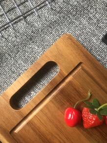 1 Stück Schneidebrett aus Rosenholz, ideal zum Hacken von Gemüse, Obst und Fleisch, bevorzugtes Holz-Schneidebrett für die Heimküche