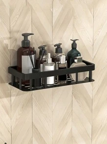 1入組掛壁式免打孔收納架