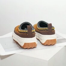 2024 New Multi-Color Tire Sole Snow Boots, Thick Plush Lining, Fashionable And Versatile Winter Boots For Women