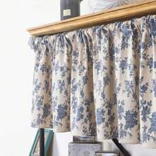 1pc Vintage-Inspired Short Curtain-Rod Pocket Design For Easy Hanging Perfect For Living Room.Bedroom.Kitchen&More-Washable  Home Decor