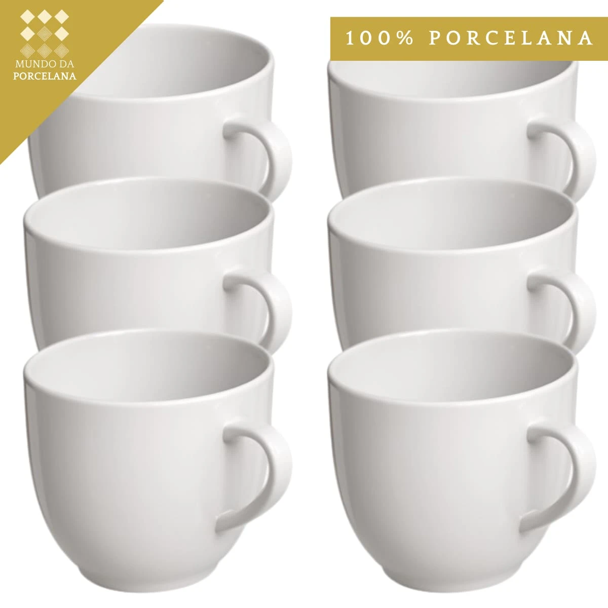 Teacup & Saucer Sets - 白色 - 查看 1