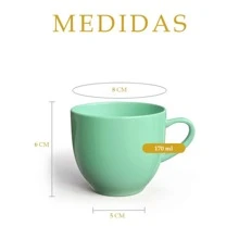 Teacup & Saucer Sets - 彩色 - 查看 6