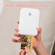 HPRT MT53 A Mini High-Definition Wireless Portable Photo Printer That Can Be Directly Connected To A Mobile Phone. It Supports Color High-Definition Restoration And Is Compatible With IOS/Android Devices. It Uses ZINK Printing Technology And Can Also Print High-Definition Restorations Of Videos For VR. It Is Convenient To Carry Around For Easy Printing Of 3-Inch Photos. - 白色 - 查看 3