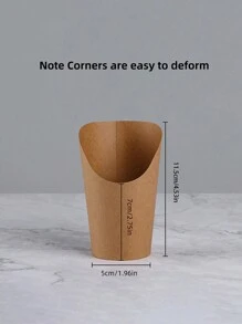 25/50 件 - 熟食杯、适用杯子、牛皮纸锥形杯、多用途一次性杯子、纸锥牛皮纸容器、生日派对用品、适用于各种场合外卖、家庭户外储物盒、生日派对、婚礼托盘、圣诞节、万圣节和其他节日的纸锥 - 彩色 - 查看 9