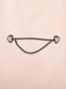 3 件磁性心形下摆缩短器 - 用磁性夹子调整衬衫下摆长度、裤腿宽度情人节 - 彩色 - 查看 6