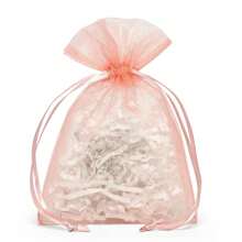 50 piezas/paquete, 25 colores, 7 tamaños, Bolsas de organza de malla de nailon transparente con cordón de alta calidad, bolsas para empaquetar joyas, bolsas de regalo, bolsas para jabón, bolsas para obsequios de boda, bolsas para caramelos, bolsas de almacenamiento, bolsas protectoras para frutas, adecuadas para Navidad, boda, fiesta y vacaciones, Día de San Valentín