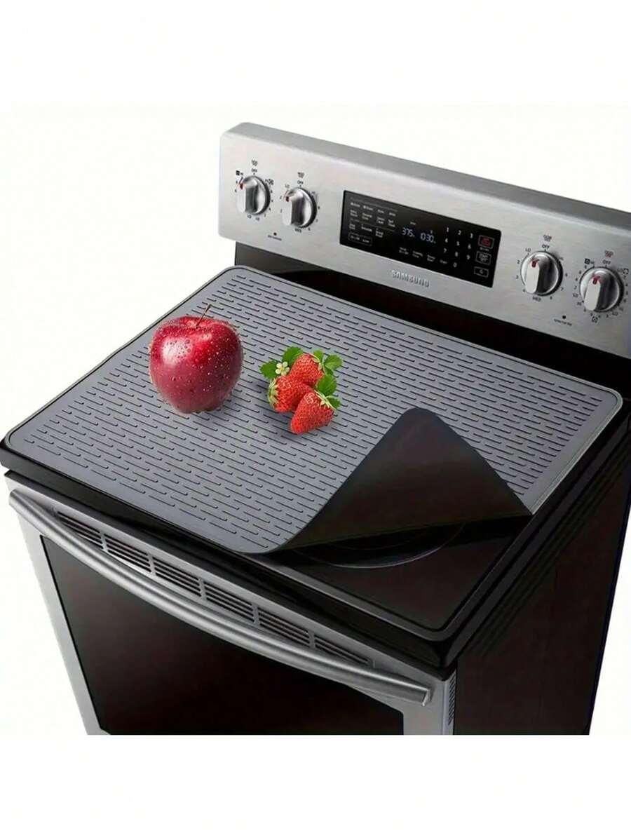 Electric Stove Top Cover Silicone Stove Mat Glass Top Stove, Glass