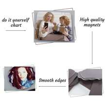 1 件定制磁铁添加您的照片冰箱贴家居装饰照片冰箱贴办公室和厨房储物柜磁铁定制照片磁铁 - 个性化冰箱镂空磁铁 | 磁性照片家居装饰定制大磁铁打印您的照片家居装饰照片冰箱贴办公室和厨房 - 金色 - 查看 9