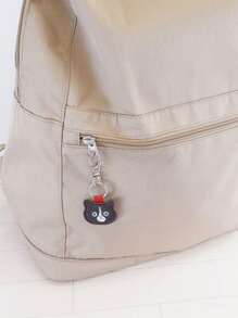 1 Stück süßer, kreativer Leder-Katzen-Schlüsselanhänger, modischer Kawaii-Kätzchen-Schlüsselring, Rucksack-Dekoration, Accessoires, Geschenke, Auto-Accessoires, Taschenbaumler, Schule, Goth, Y2K