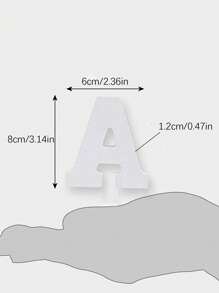 1pc Đồ trang trí chữ cái tiếng Anh bằng gỗ màu trắng, Đồ thủ công trang trí nhà tự thiết kế, Trang trí thời trang gia đình, Trang trí tiệc cưới, Đạo cụ chụp ảnh Quà tặng sinh nhật tốt nghiệp tốt nhất, Thích hợp cho đám cưới, Tiệc sinh nhật, Ngày lễ tình nhân, Halloween Lễ tạ ơn Giáng sinh, Trang trí phòng, Trang trí nhà cửa - Nhiều màu - Xem 2