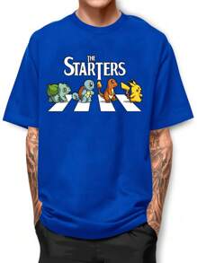 The Starters Printed Shirt - 寶藍色 - 查看 1