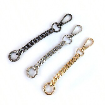 金属钱包链条延长器配件斜挎包带延长器迷你包链条延长器五金链条挂包女士礼物钱包链条钱包饰物