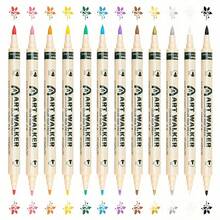Acrylic Markers: 36 Colors, Dual-Tip Design, Water-Based Ink, Quick Drying, Suitable For Rock Painting, DIY Crafts And Art Projects - Acrylic Markers - View 5