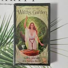 Witch's Garden Tarot Of The, Trò chơi bói toán kích thước di động 78 lá Bài bói toán, Trò chơi bói toán, Bộ bài bói toán, Thích hợp cho các hoạt động cắm trại ngoài trời của gia đình Trò chơi trên bàn, Quà tặng Giáng sinh, Trò chơi trên bàn, Bài bói toán, Trò chơi tương tác, Trò chơi tiệc tùng, Trò chơi ngày lễ Quà tặng nhỏ sáng tạo, Trò chơi trên bàn vui nhộn, Trò chơi giải trí trên bàn tụ họp gia đình - Mô hình xanh - Xem 3