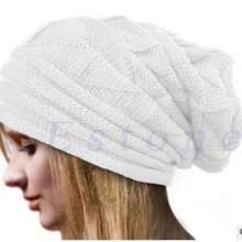 2024 New Explosive Pleated Flanged Pullover Hat Women's Fall And Winter Ski Woolen Hat Europe And The United States Outdoor Knitted Hat