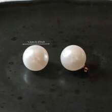 10/20pcs Faux Pearl Round Button, Asymmetrical Rabbit, Heart, Star, Flower Shaped Plastic Sewing Buttons DIY For Sweater, Cardigan, Dress, Blouse