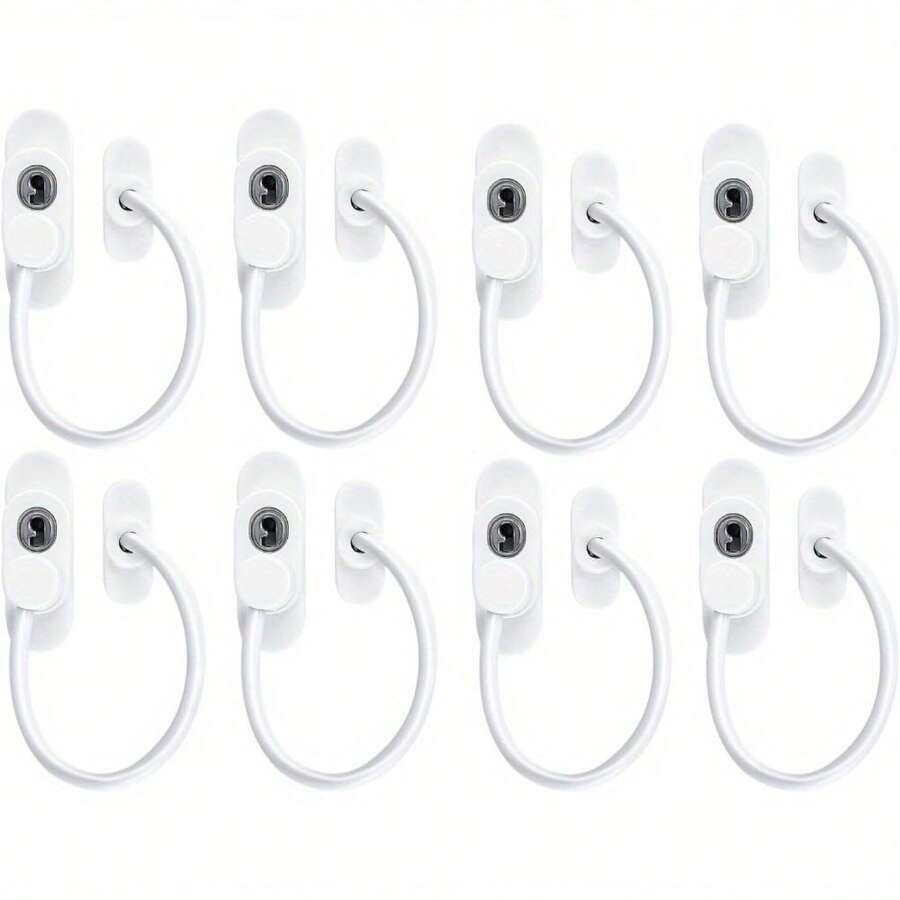 8PCS Window Restrictor UPVC Locks For Security Window Locks For Window Locks For Upvc Windows With Screws Keys