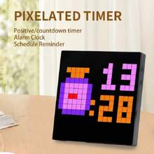 Smart LED Pixel Display 32x32 RGB LED Matrix Panel Programmable Pixel Art Display With Bluetooth APP Control, Creative Animations Pixel Frames LED Wall Art For Boys Girls Adults Birthday Gifts - Multicolor - View 6