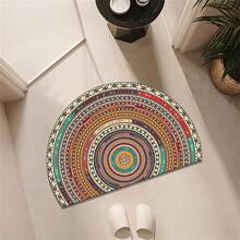 1 块柔软不对称地毯，仿羊绒，创意设计，适合客厅、卧室、办公室、家居使用 - 半圓塔羅 - 查看 5