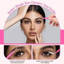 20pcs/50pcs Disposable Mini Eyebrow Brush Lightweight Eyebrow Lifting Brushes Micro Eyelash Brush Applicator Tool Portable Eyebrow Perm Brush