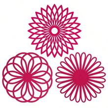 Set van 3 siliconen onderzetters - hete pannenlap onderzetters voor op tafel en aanrecht - onderzetter voor hete gerechten - antislip en hittebestendige moderne keukenonderzetters voor potten en pannen - veelkleurig - Bekijken 17