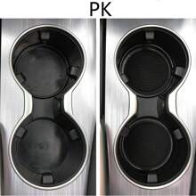 Tapete antideslizante para coche, tapete con forma de panal para vasos de agua, portavasos para coche, tapete de silicona con joyas incrustadas para portavasos de coche, accesorio para el interior del automóvil