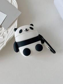1个可爱熊猫硅胶1/2蓝牙耳机保护套 - 彩色 - 查看 3