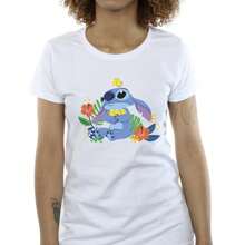 Disney Womens/Ladies Lilo & Stitch Birds Cotton T-Shirt (White) - 白色 - 查看 3