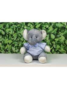 4-Piece Set Of Mixed  Jungle Bears For Children's Room, 22 Cm (Lion, Giraffe, Monkey, Elephant) - For Niches And Decorations - 藍棋 - 查看 4