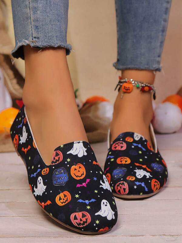 Damen Mode Flache Schuhe, Bequeme Slip-On Loafer für Innen- und Außenbereich, leicht und komfortabel