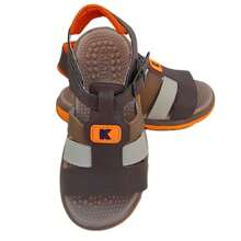 Children's Sandal Papete Boys' Youth School Boys' Comfortable Lightweight Brown Casual Orange Gift - 鏽棕色 - 查看 10