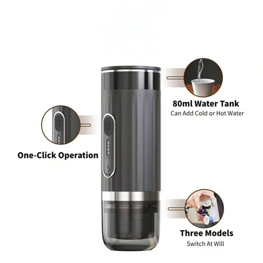 OCTAVO Portable Espresso Maker, Camping Coffee Machine, Wireless Self
