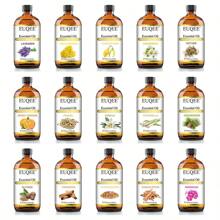 PHATOIL 1pc 118ml/4.0Fl.Oz Lavender Essential Oil Large Capacity Pure With Glass Dropper For Skin, Diffuser, Aromatherapy, Cleaning, Soap Candle Making Lavender, Vanilla, ,Jasmine, Eucalyptus, Peppermint, Sandalwood, Frankincense, Sweet Orange, Ylang Ylang, Lemon, Rose, Bergamot, Tea Tree, Lemongrass, Patchouli, Rosemary, Citronella, Cinnamon, Chamomile, Myrrh, Vetiver