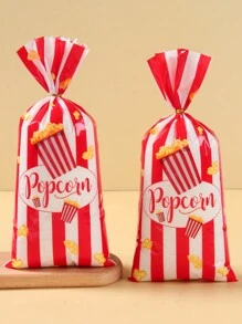 100pcs Popcorn Box Gift Bags With Twist Ties, Popcorn Themed Birthday Party Gift Packaging Supplies, Popcorn Gift Packaging, Party Favors, Birthday Gifts, Party Gifts, Back To School Gifts, Valentine''s Day Gifts - Popcorn Box - View 5