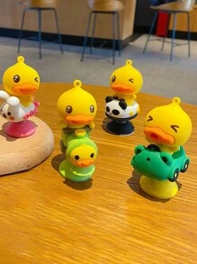 1 件装汽车仪表盘挂饰可爱摇头娃娃黄色小鸭