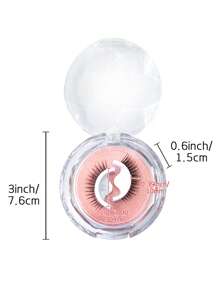 3 Paar/1 Paar selbstklebende Wimpernstreifen, 3 gemischte Stile, natürliche weiche wiederverwendbare Wimpern für Anfänger