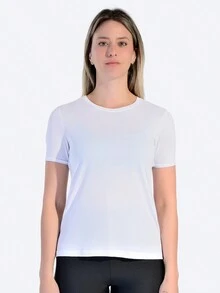 WOMEN'S FITNESS GYM T-SHIRT - Blanco - Ver 2