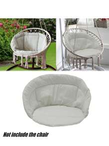1PCS Egg Chair Cushion Seat Swing Hanging Chair Hammock Seat Pad Indoor Outdoor Patio,Not Include The Chair - Light Grey - View 3