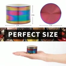 1pc, Spice Grinder, 2.3inch, Metal Grinder, Cigarette Shredder, Spice Grinder, Grinding Machine, Household Gadgets - 彩色 - 查看 2
