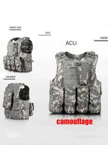 1 Stück Taktische Outdoor Sportschutzweste, Mehrzweck Kampfweste aus strapazierfähigem Material
