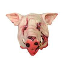 Máscara de animal que cubre toda la cara, máscara de mono, disfraz de máscara de gorila para fiesta de disfraces, accesorios de disfraz de fiesta de Halloween - gallo, vaca, león, tigre, paloma, ratón, rana, koala, dinosaurio, loro, pato amarillo, Navidad
