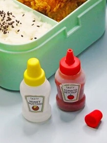 4pcs Mini Sauce And Tomato Sauce Bottles, Mini Tomato Sauce Bottles, Seasoning Squeeze Bottles, Plastic Portable Containers, Leak Proof Plastic Seasoning Bottles, Spice Bottles, Kitchen Utensils, Used For Salad Dressings, Spices, Honey, Back To School Season, Back To School Supplies, Perfect Lunch Boxes, Picnics, Offices, Perfect Kitchen Utensils, And Apartment Essentials.