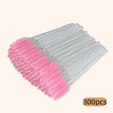 Pincel Descartável Transparente Preto para Alongamento de Cílios, Pincel de Maquiagem para Cílios, Pincel Cosmético para Cílios, 20/50/100/200/300/400/450 peças