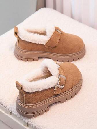 A Pair Of Stylish, Comfortable, Boys, Girls, Casual Shoes. Warm Shoes,