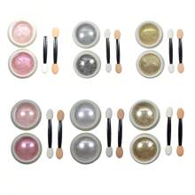 Chic & Fun Kit 12 Pots Of Holographic Chrome Powder Metallic Glitter Nails - HS-802 - Xem 1