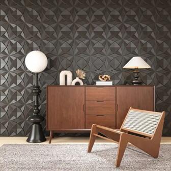 1pc/12pcs/20pcs/30pcs 3D Wall Panel, PVC Material, 3D Diamond Decorative Wall Tiles For Indoor Wall Decor, 11.8 X 11.8 Inches, With Adhesive Tape